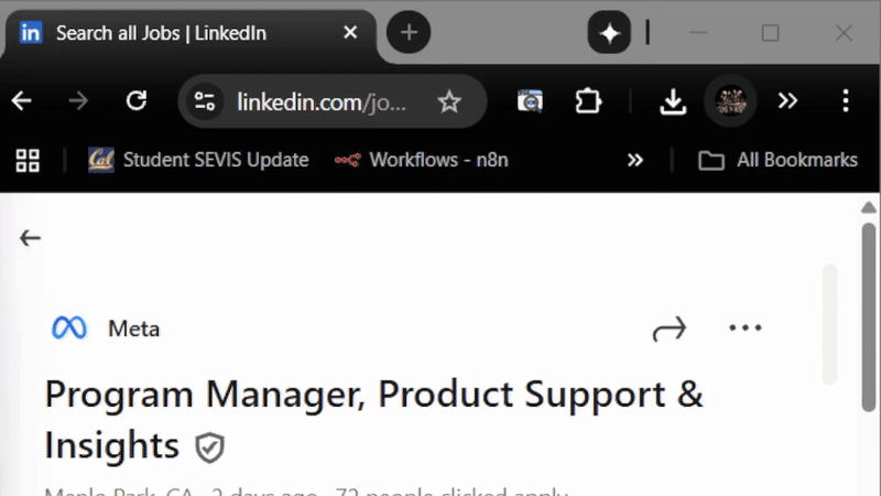 Chrome extension capture demo